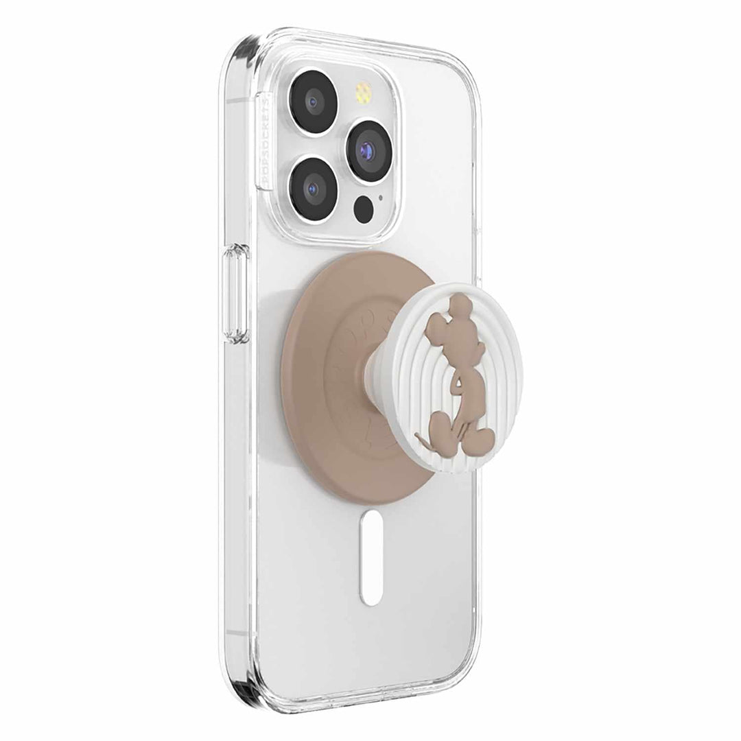 Popsockets | PopGrip for MagSafe Round with Adapter Ring - Latte Mickey | 123-0562