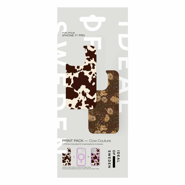 Ideal of Sweden | Print Pack iPhone 17 Air Case - Cow Couture | IDPP07572