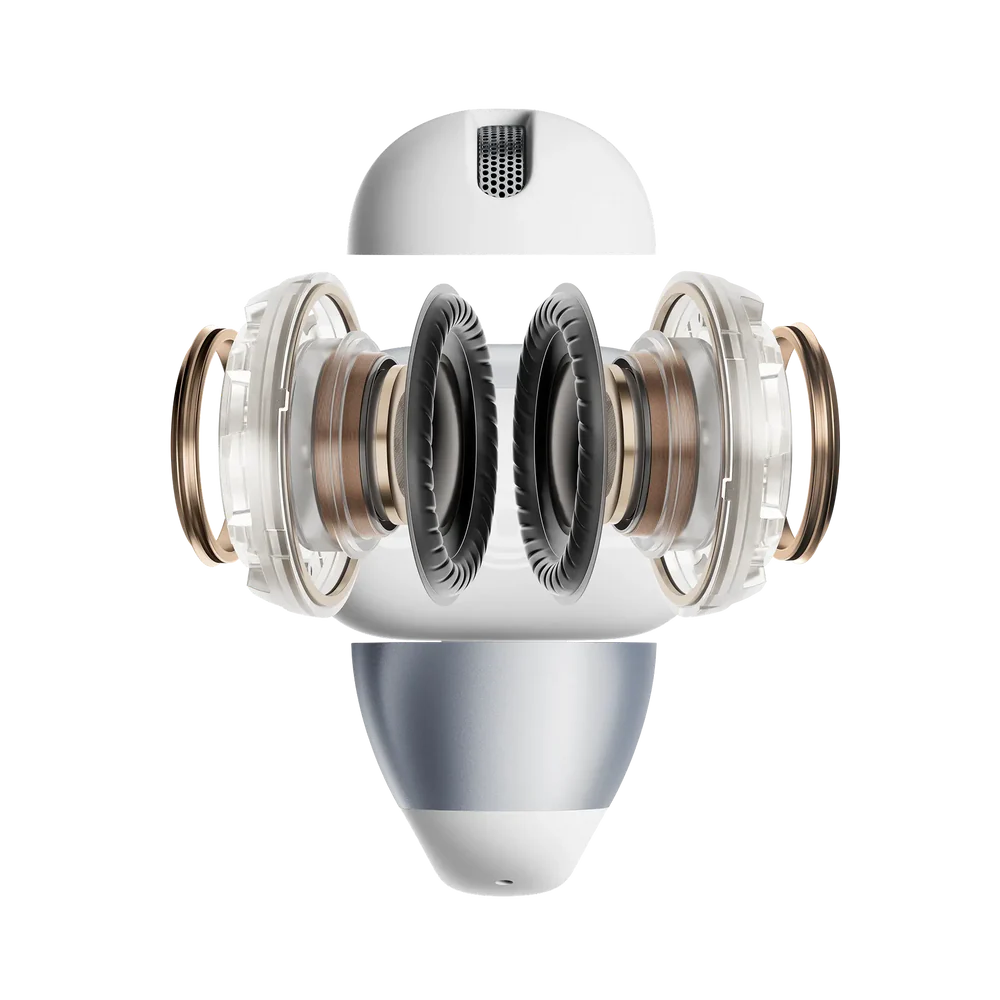 Shokz | OpenDots 2 Open-Ear True Wireless Earbuds - Grey | E320-ST-GY-CA-326