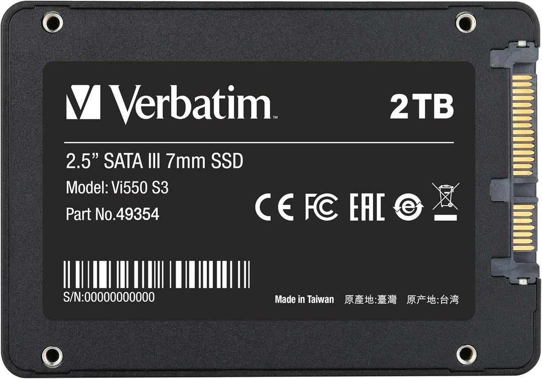 Verbatim |  Internal Solid State Drive SSD 2TB VI550 SATA III 2.5" | 49354
