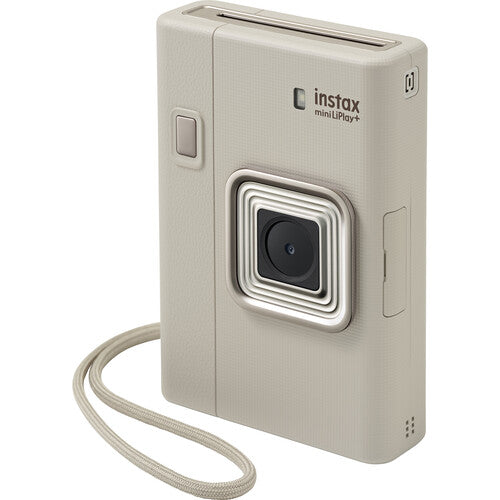 Fujifilm | Instax Mini LiPlay+ Hybrid Instant Camera - Sandy Beige | 600024674