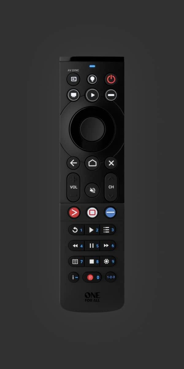 One For All | Smart Streamer Remote - Black | URC7945