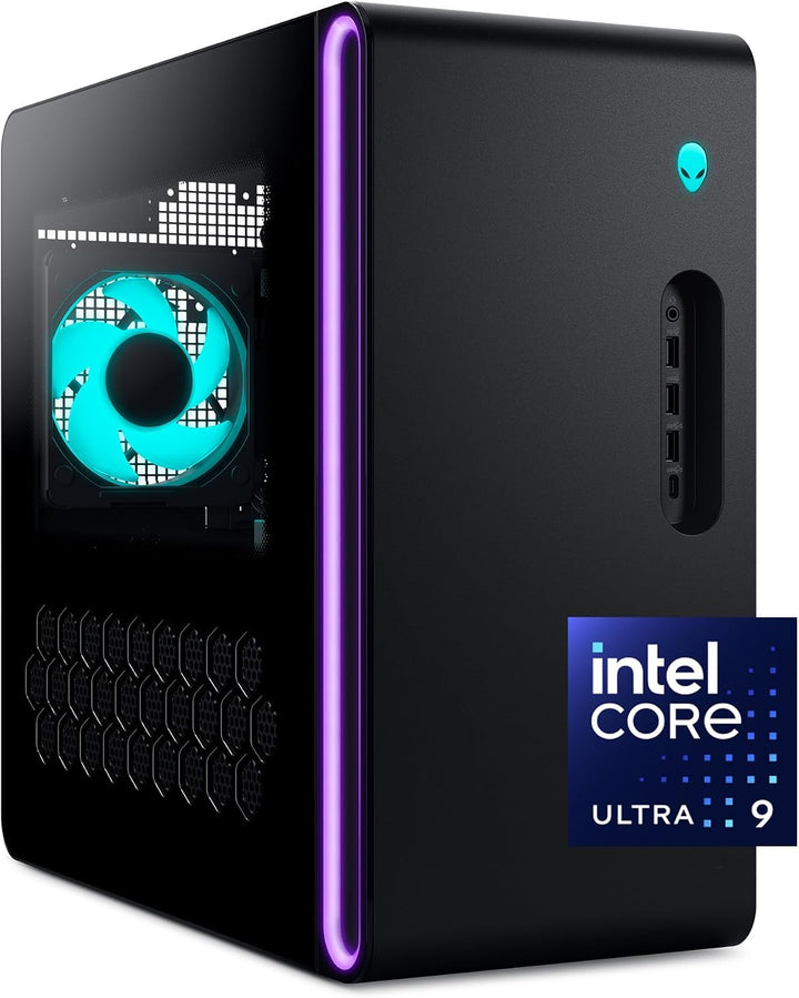 Alienware | Aurora Gaming Desktop Ultra 9 processor 285 32GB DDR5 1TB RTX 5080 16GB GDDR7 1000W Liquid Cooler W11 Home 1YR