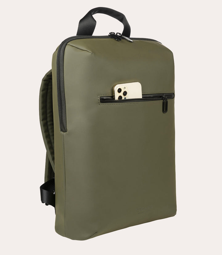 Tucano | Gommo Roll-Top Backpack for 15.6in laptops and 16in MacBook Pro - Green | BKGOMRT15-VM