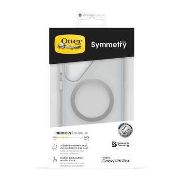 OtterBox | Symmetry Clear w/Magnets Case Samsung Galaxy S26 Ultra - Clear | 77-000073