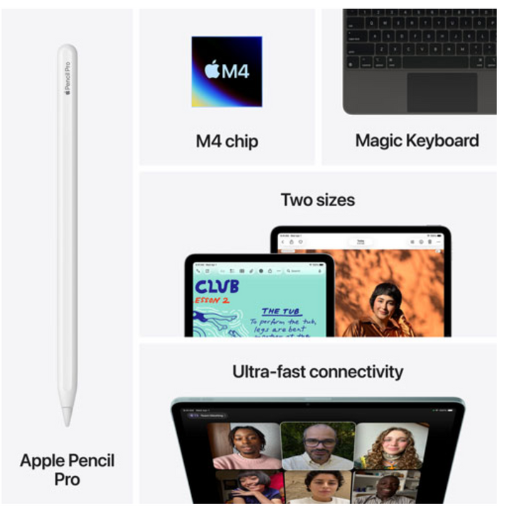 Apple | iPad Air 13" 128GB  M4 Wi-Fi + Cellular - Space Grey |