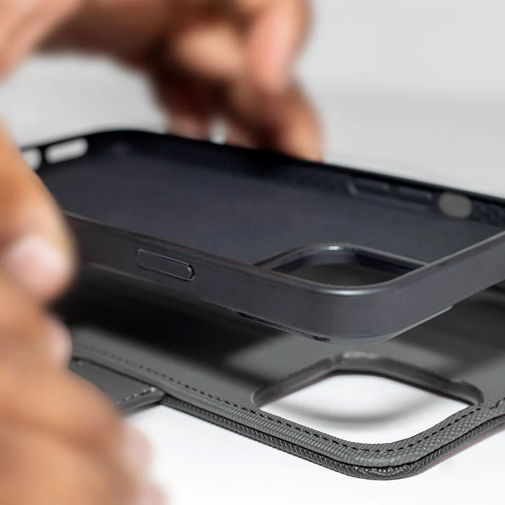 Caseco | 5th Ave Wallet Case with MagSafe iPhone 16 Plus - Black | C31C9-01