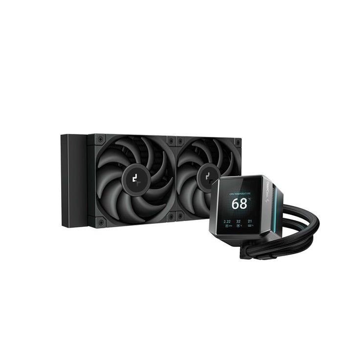 //// DeepCool | Fan MYSTIQUE240 Liquid Cooler Retail - Black | R-LX550-BKDSNC-G-1
