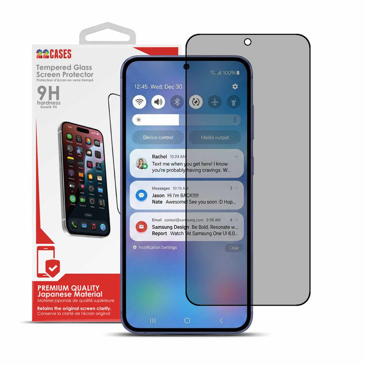 22 Cases | Privacy Tempered Glass Screen Protector for Samsung Galaxy S26 FE | 22SPPRSG26FE