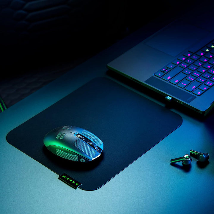 Razer | Sphex V3 Hard Gaming Mouse Mat: Ultra-Thin Form Factor Tough Polycarbonate Build Adhesive Base - Small RZ02-03820100-R3U1