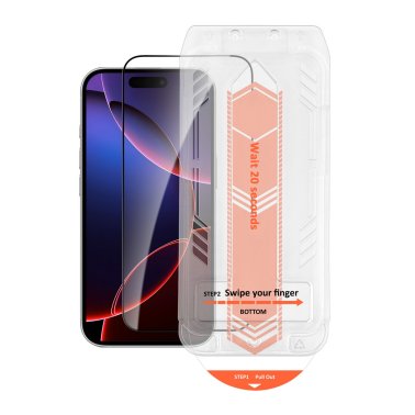 HyperGear | Edge-to-Edge Glass iPhone 17 Pro Max/ 16 Pro Max Screen Protector w/Installation Applicator Tray | 16502