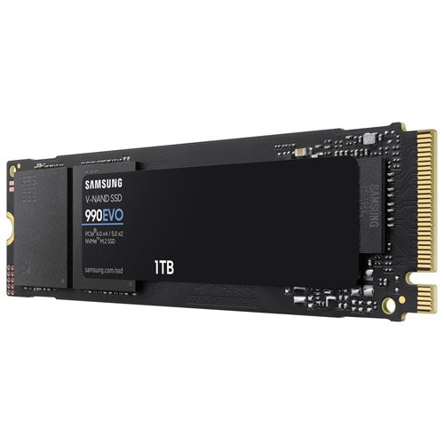 Samsung | 990 EVO 1TB NVMe PCI-e Internal Solid State Drive Black/Red | MZ-V9E1T0B/AM