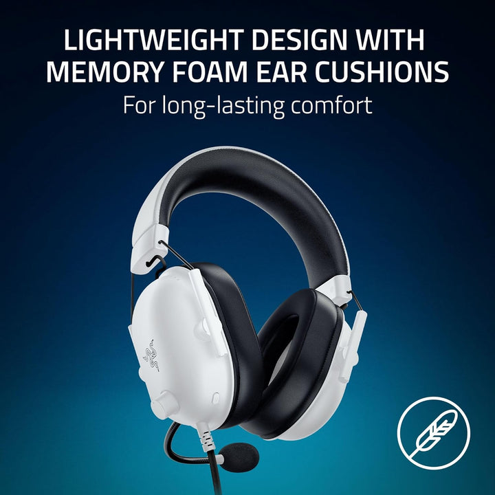 Razer | BlackShark V2 X Gaming Headset  for PS5, Xbox Series X - White | RZ04-03240700-R3U1
