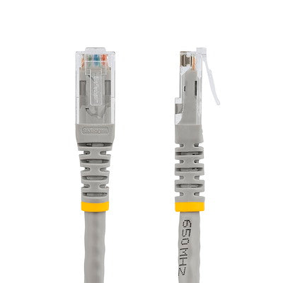 SO Startech | Cat6 Molded Ethernet Cable (650mhz 100w Poe Rj45 UTP) 3ft/1m - Grey | C6PATCH3GR