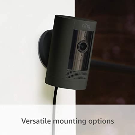 Ring | Stick Up Cam Wired Indoor/Outdoor HD IP Camera - Black | B07RM5P3CG