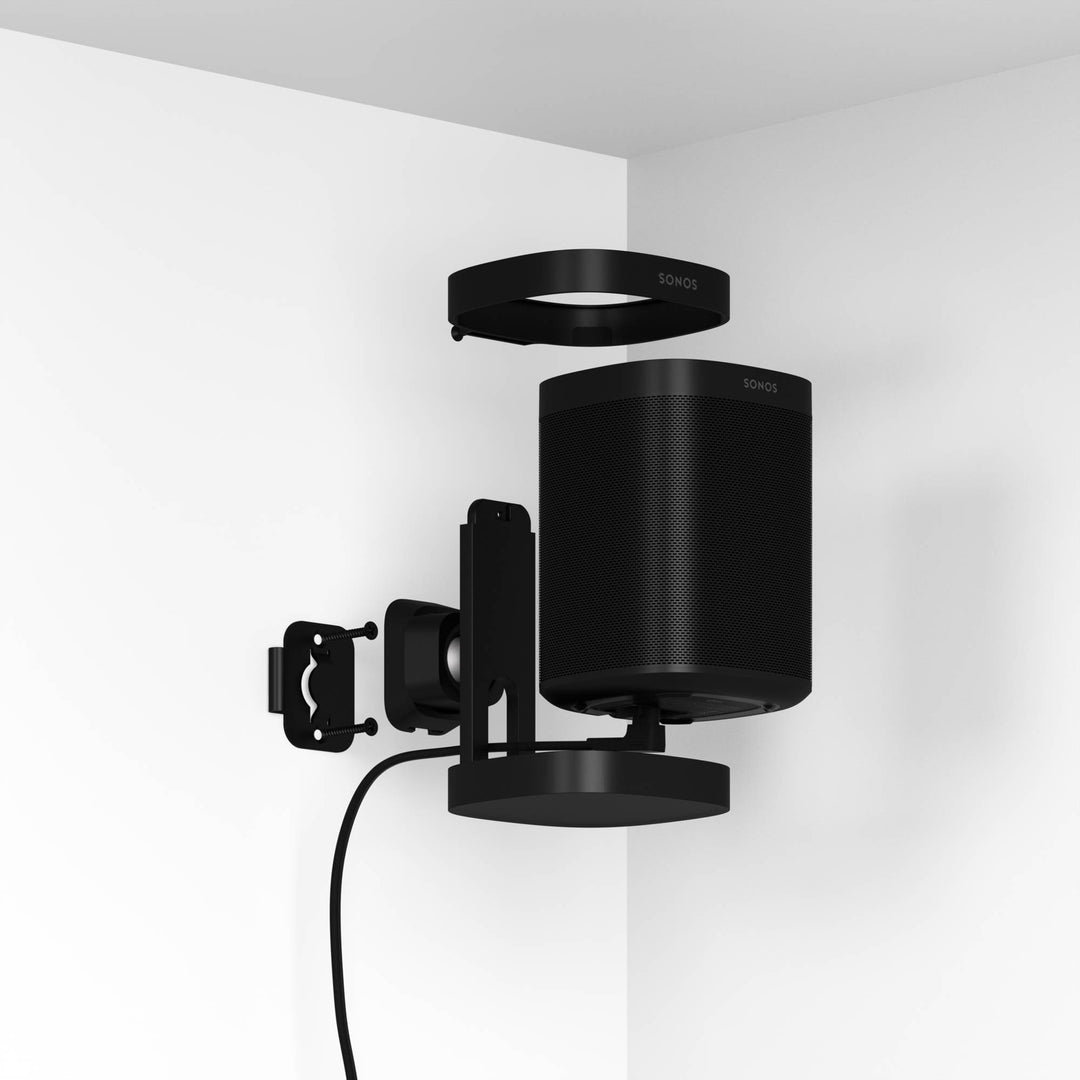 //// SONOS | Mount for One/Play:1 - Black | SS1WMWW1BLK