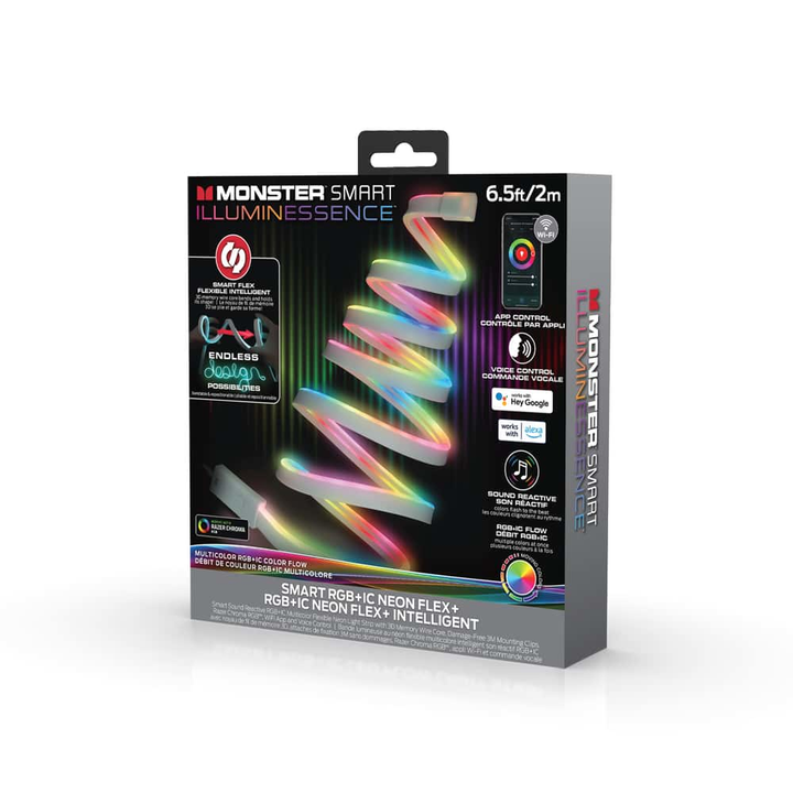 Monster | Illuminessence Flex+ Smart Memory Wire Neon with RGB Flow MLB71066CAN