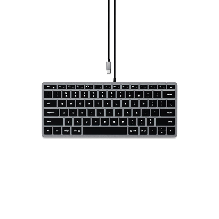 SO Satechi | Slim W1 USB-C Wired Backlit Keyboard | ST-UCSW1M