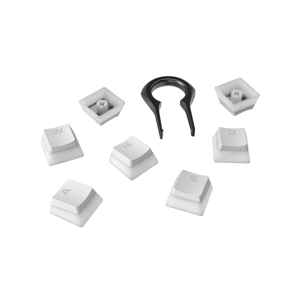 HyperX | Pudding Keycaps - Full Key Set - PBT - White (US Layout) | 4P5P5AA#ABA