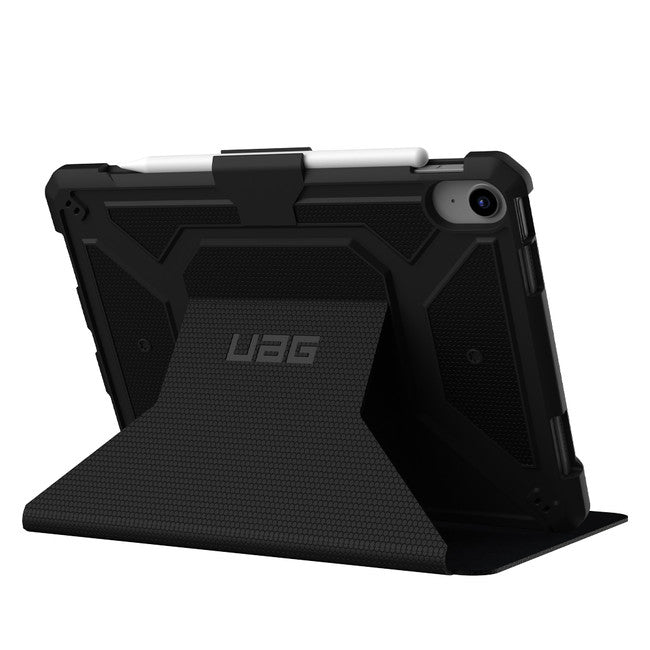 UAG | Metropolis Folio Rugged Case Black for iPad 10.9 2022 (10th Gen) | 120-5088