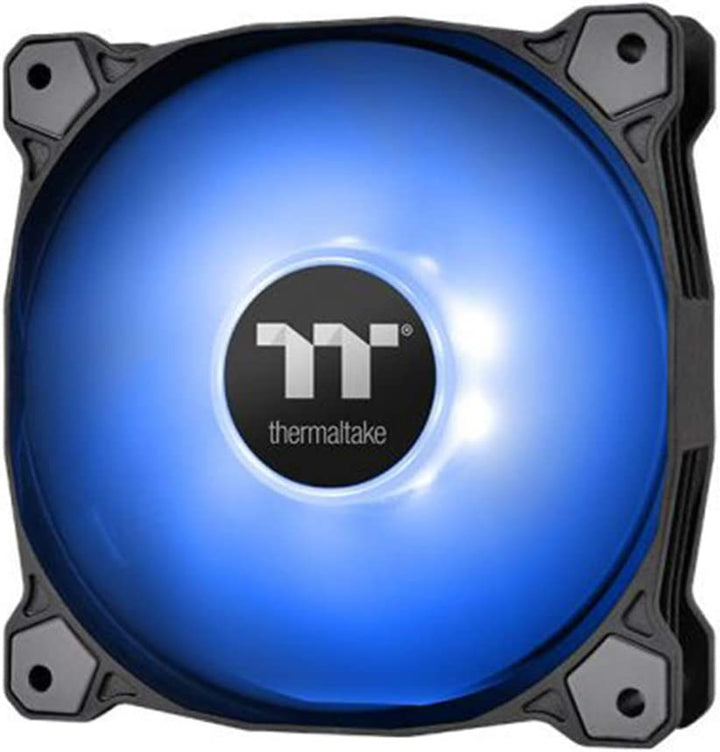 Thermaltake | Pure A12 120mm Blue LED PWM Controlled Hydraulic Bearing High Airflow High Performance Case/Radiator Fan | CL-F109-PL12BU-B