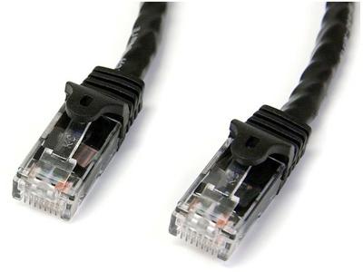 Startech | Cat6 Snagless Ethernet Cable (650mhz 100w Poe Rj45 Utp) - 50 Ft - Black | N6PATCH50BK