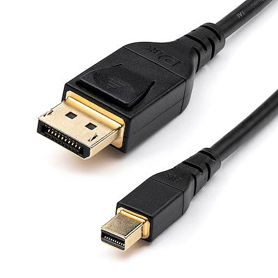 Startech | Mini Displayport 1.4 (M) Cable - 2m / 6ft | DP14MDPMM2MB