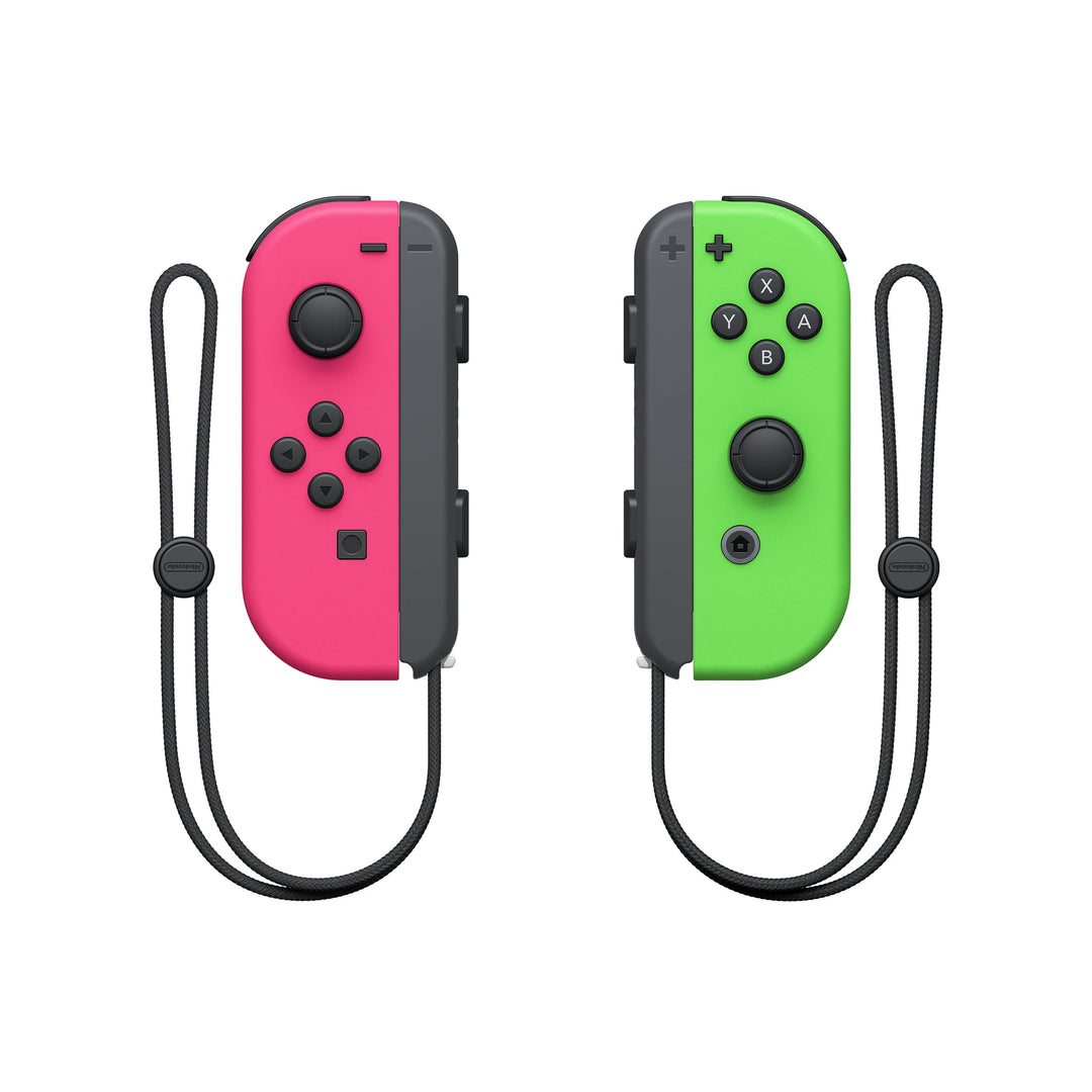 Nintendo | Switch Left and Right Joy-Con Controllers - Neon Pink/Neon Green | HACAJAHAA