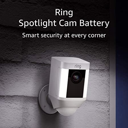 //// Ring | Spotlight Cam Battery- White  B07P4H5X7M | PROMO ENDS NED | REG. PRICE $$279.99