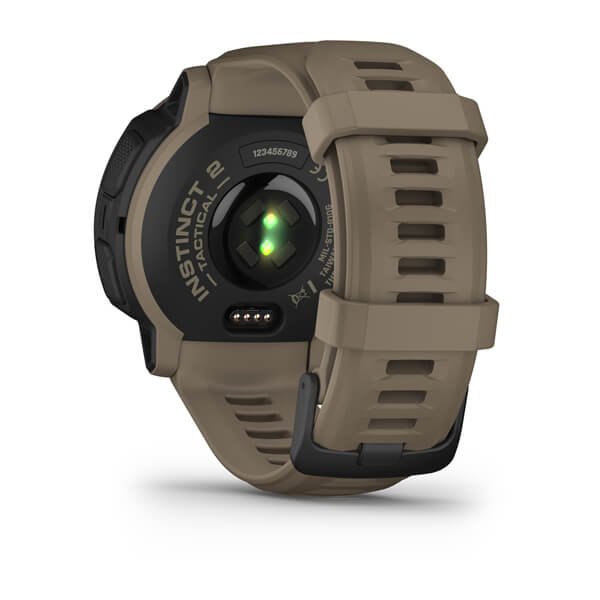Garmin | Instinct 2 Solar Smartwatch and Fitness Tracker Tactical Edition Coyote Tan | 010-02627-14