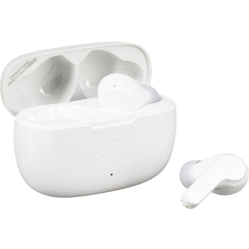 JBL | Vibe 200TWS In-Ear Sound Isolating Truly Wireless Headphones - White | JBLV200TWSWHTAM