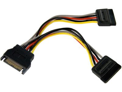 Startech | Sata Power Y Splitter Cable Adapter 6in | Pyo2sata