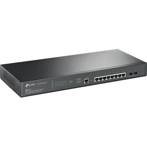Tp-Link | 8-Port JetStream 2.5GBASE-T and 2-Port 10GE SFP+ L2+ Managed Switch with 8-Port PoE+ | TL-SG3210XHP-M2
