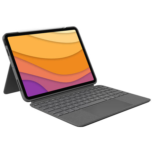 Logitech | Keyboard Case Combo Touch iPad Air (4th, 5th gen - 2020, 2022) - Oxford Grey | 920-010260