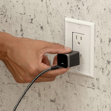 Otterbox | Wall Charger Kit Premium Pro Wall Charger w/ USB-C to USB-C Braided Cable 6ft/1.8m 30W - Black | 15-10585
