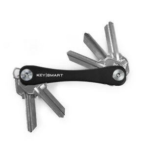 //// KeySmart | Compact Key Holder, Aluminum (Up to 8 Keys, Black) KS019-BLK