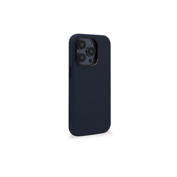 Decoded | iPhone 14 Pro - Leather Backcover - Navy | DC-D23IPO14PBC1NY