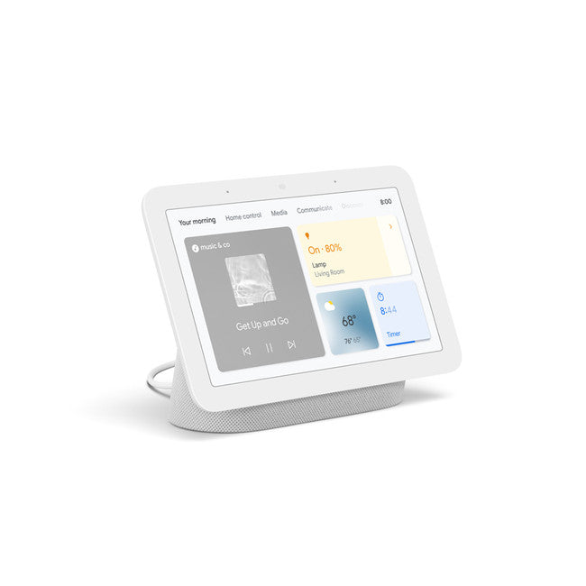Google | Nest Hub (2nd Gen) Smart Display with Google Assistant Chalk | GA01331-CA
