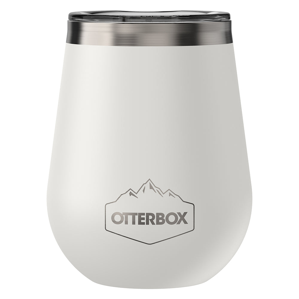 Otterbox Elevation Wine Tumbler w/Lid Steel White/Silver (Ice Cap) 15-05243