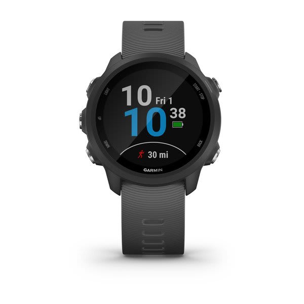 Garmin | Forerunner 245 GPS Running Smartwatch and Fitness Tracker - Grey | 010-02120-00