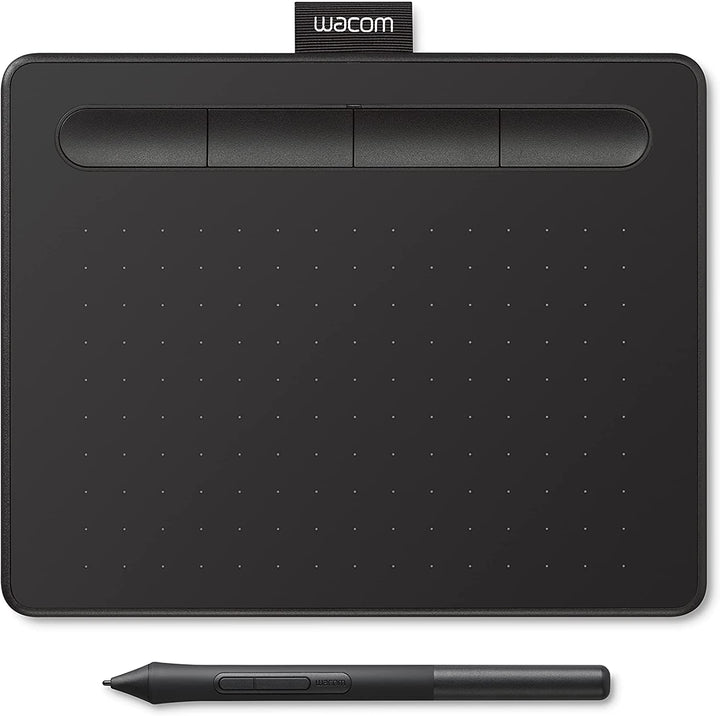 Wacom Intuos Graphics Drawing Tablet with Bonus Software, 7.9" X 6.3", Black CTL4100