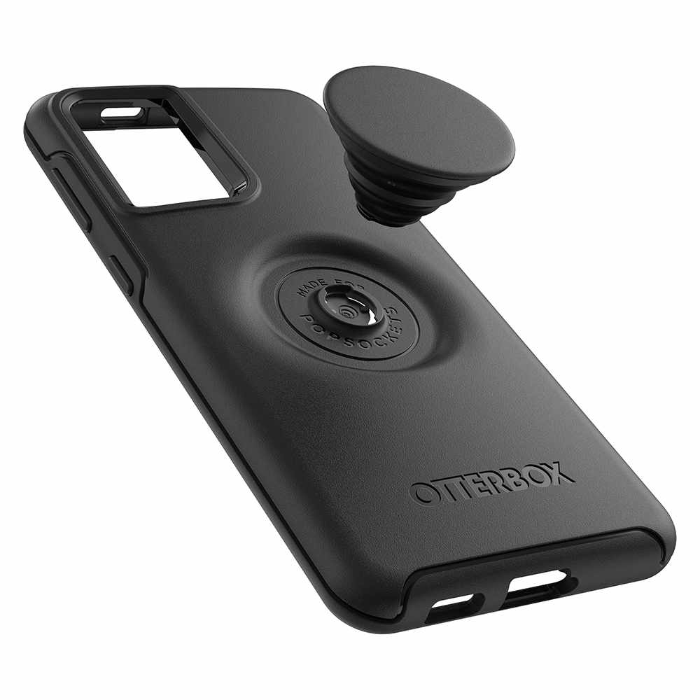 //// Otterbox | Samsung Galaxy S21+ - Otter + Pop Symmetry Case W/ Swappable PopTop - Black | 120-3814