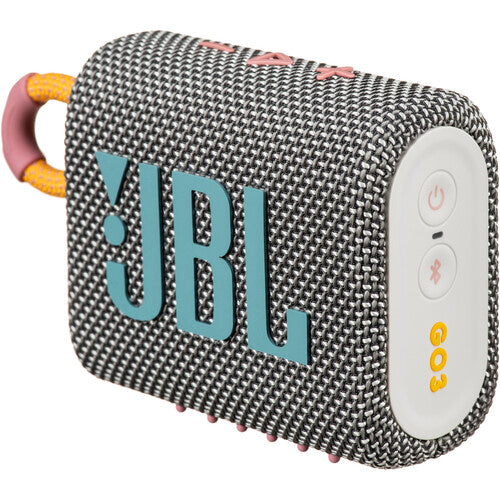 JBL | Go 3 Waterproof Bluetooth Wireless Speaker  - Gray | JBLGO3GRYAM