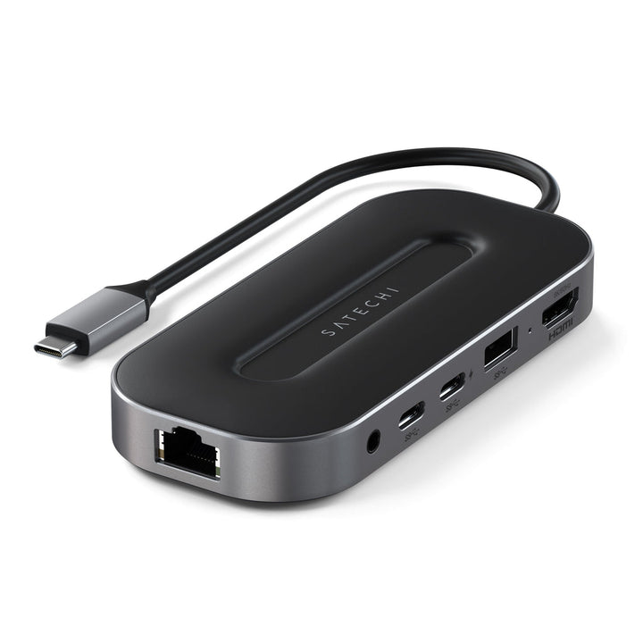 Satechi | USB-4 Multiport Adapter with 2.5G Ethernet - Space Grey | ST-U4MGEM