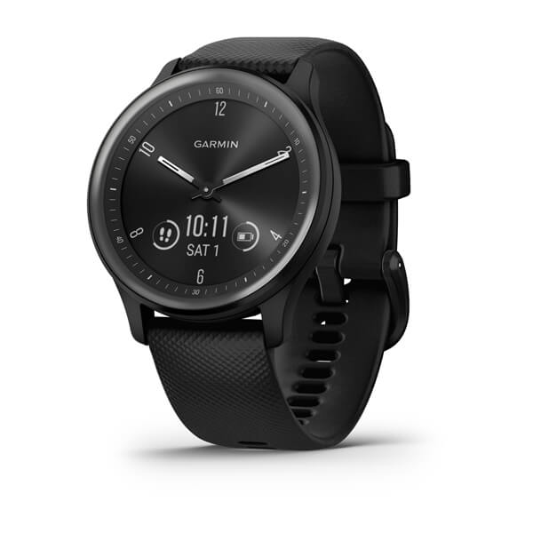 Garmin | Vivomove Sport GPS Smartwatch and Fitness Tracker Black | 010-02566-00