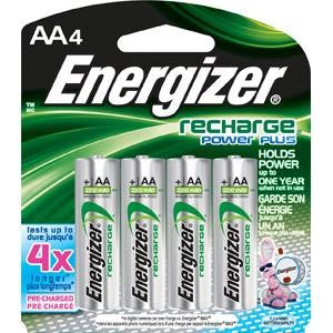 Energizer | Rechargeable AA Batteries 4 Pack NH15BP4