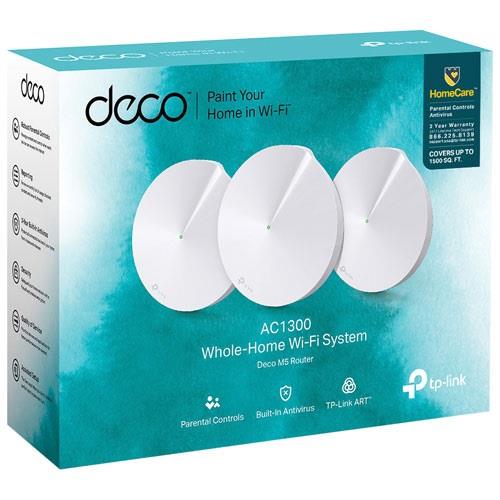 TP-Link | Deco M5 AC1300 Whole Home Mesh Wi-Fi System - 3 Pack | DECO M5