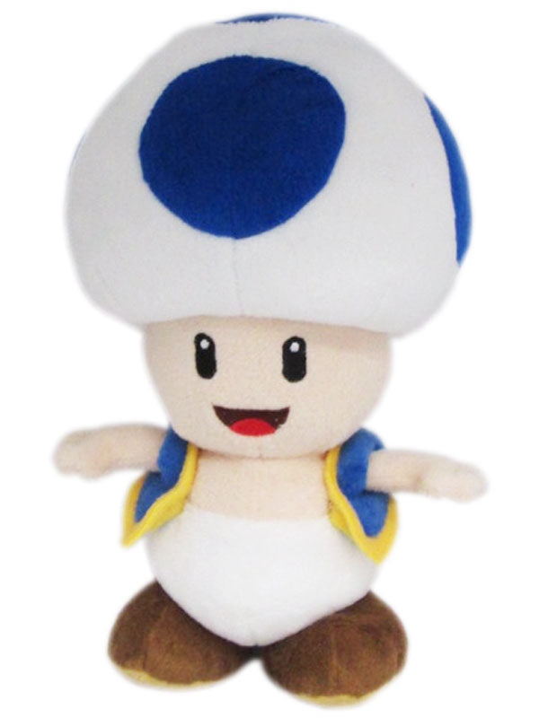 Little Buddy | Super Mario - Toad - Blue 8" Plush