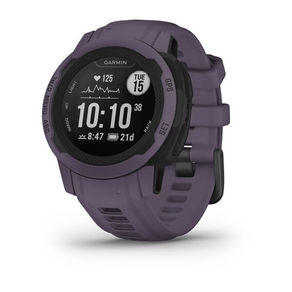 Garmin | Instinct 2S Rugged GPS Smartwatch and Fitness Tracker Standard Edition - Deep Orchid | 010-02563-14