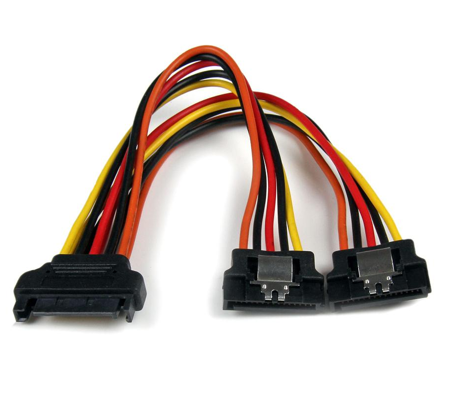 Startech | 6in Latching Sata Power Y Splitter Cable Adapter - M/F | Pyo2lsata